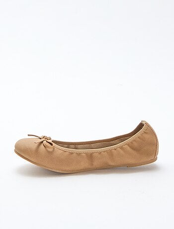 Effen platte ballerina's