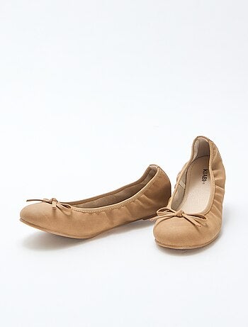 Effen platte ballerina's