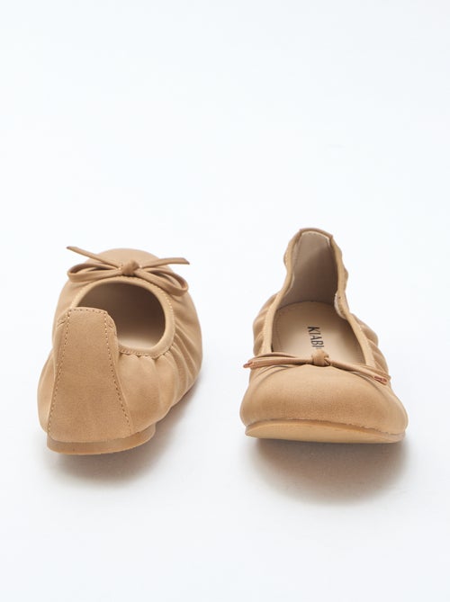 Effen platte ballerina's - Kiabi