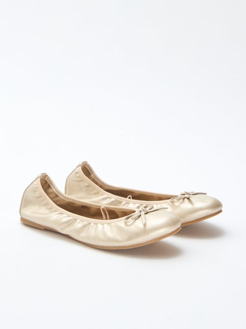Effen platte ballerina's - Kiabi