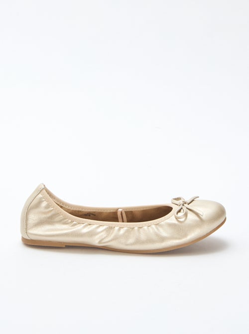 Effen platte ballerina's - Kiabi