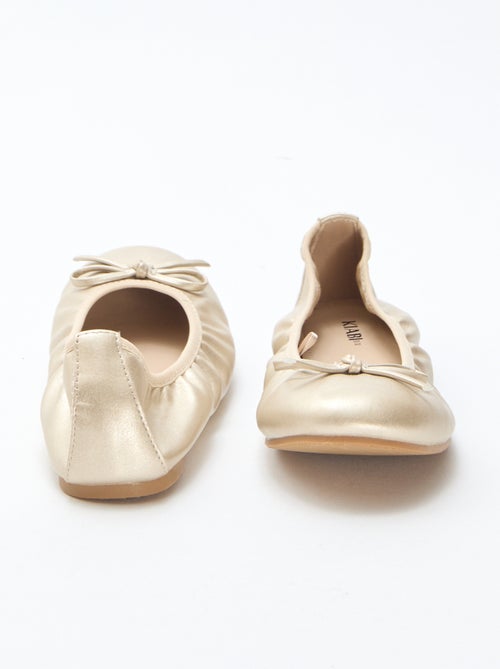 Effen platte ballerina's - Kiabi