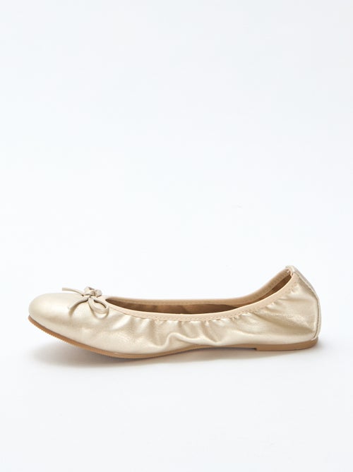 Effen platte ballerina's - Kiabi