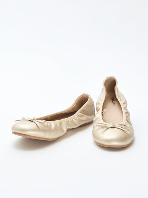 Effen platte ballerina's - Kiabi