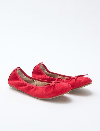 Effen platte ballerina's