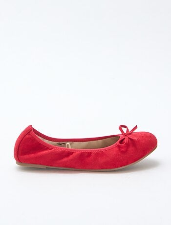 Effen platte ballerina's