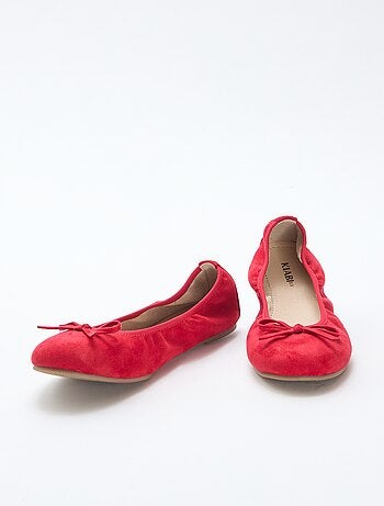 Effen platte ballerina's