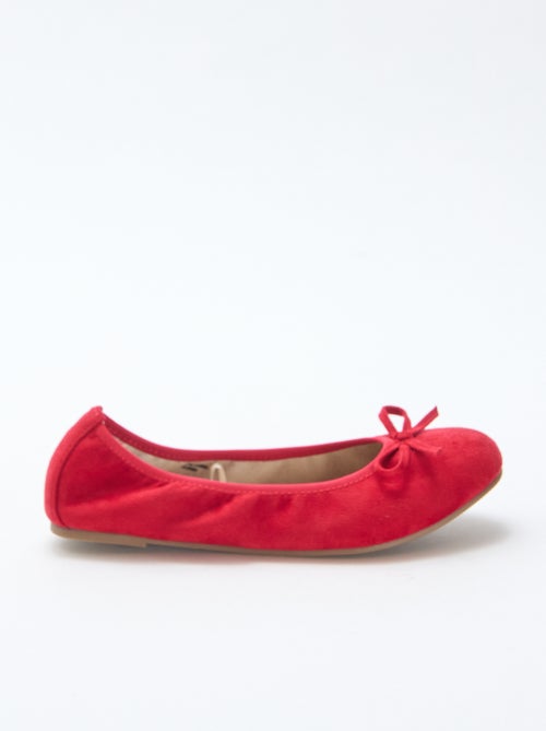 Effen platte ballerina's - Kiabi