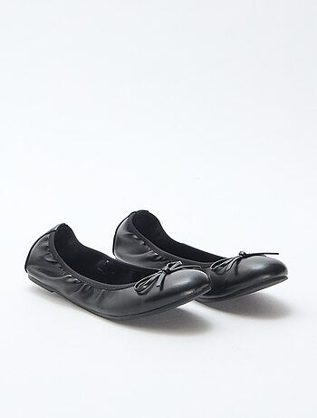 Effen platte ballerina's