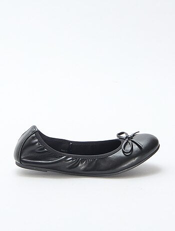Effen platte ballerina's