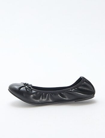 Effen platte ballerina's