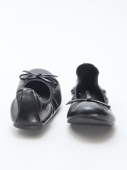 Effen platte ballerina's - Kiabi