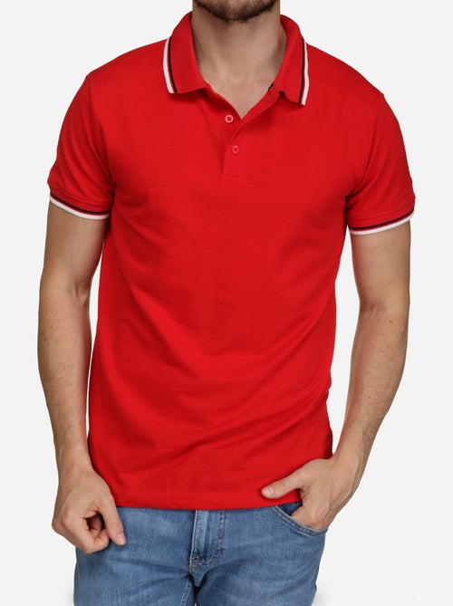 Effen polo met bies - Torrente - Kiabi Effen polo met bies - Torrente - Kiabi