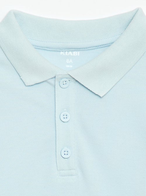 Effen polo van piquétricot - Kiabi