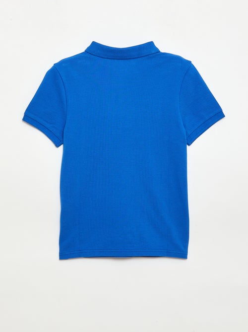 Effen polo van piquétricot - Kiabi