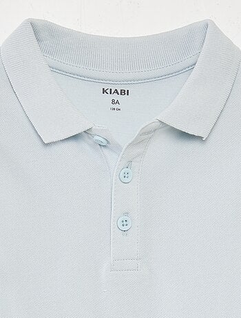Effen polo van piquétricot