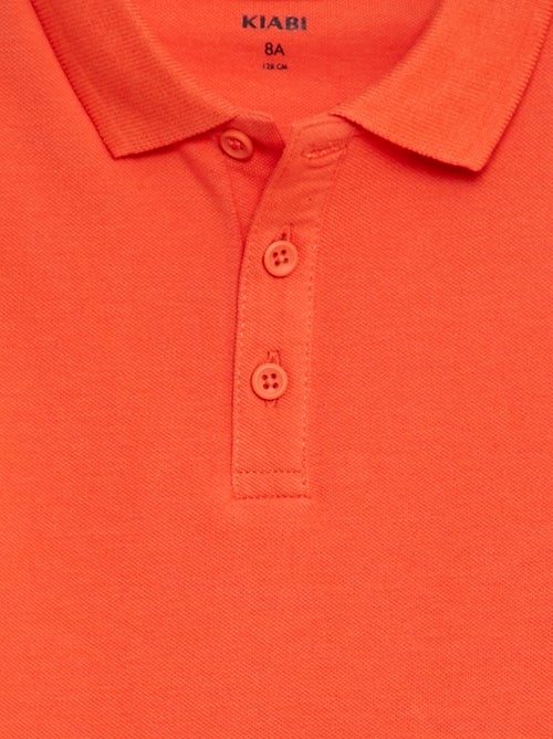 Effen polo van piquétricot - Kiabi
