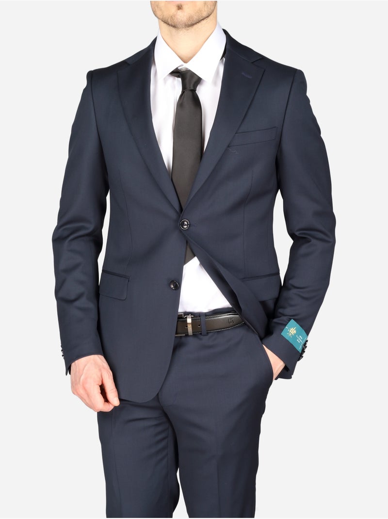 Effen prestigieus tweedelig pak - leader mode Blauw - Kiabi