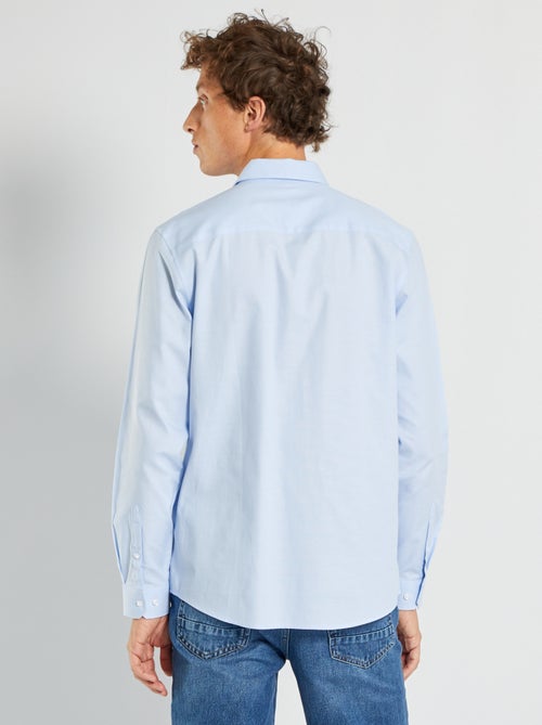 Effen recht overhemd - Kiabi