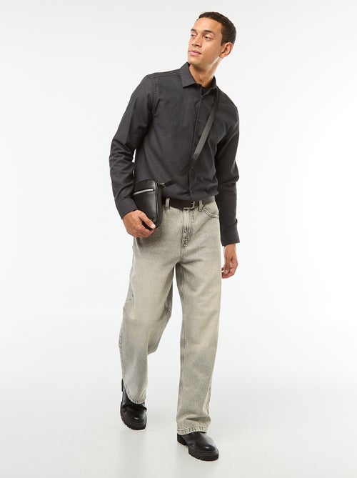 Effen recht overhemd - Kiabi