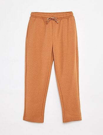 Effen, rechte joggingbroek - Comfortabel model