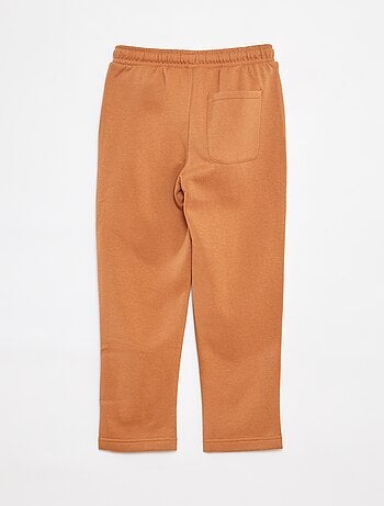 Effen, rechte joggingbroek - Comfortabel model