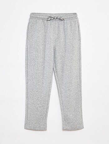 Effen, rechte joggingbroek - Comfortabel model