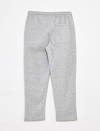 Effen, rechte joggingbroek - Comfortabel model