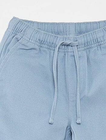 Effen regular-fit broek