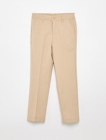 Effen, regular-fit kostuumbroek