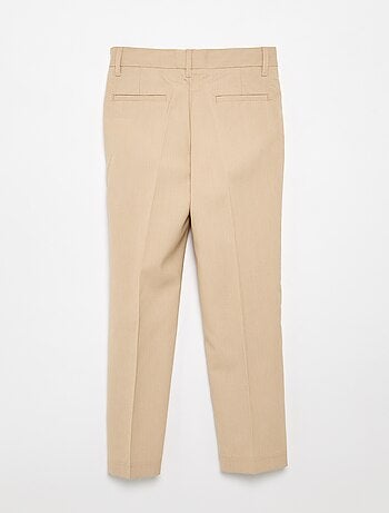 Effen, regular-fit kostuumbroek