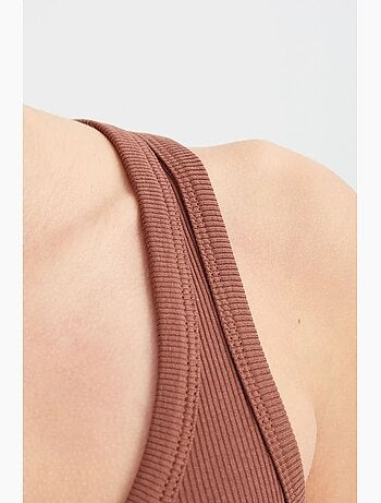 Effen ronde hals basic cami top hiccup