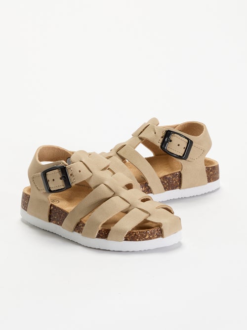 Effen sandalen met gespen - Kiabi Effen sandalen met gespen - Kiabi