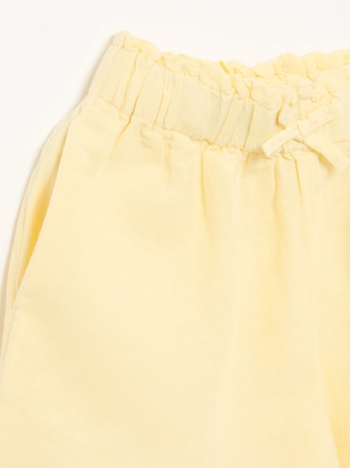 Effen short met fantasie strik - Kiabi Effen short met fantasie strik - Kiabi