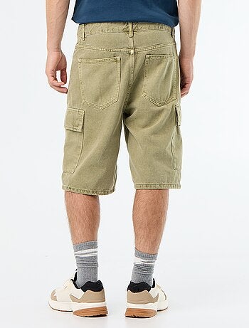 Effen short met meerdere zakken