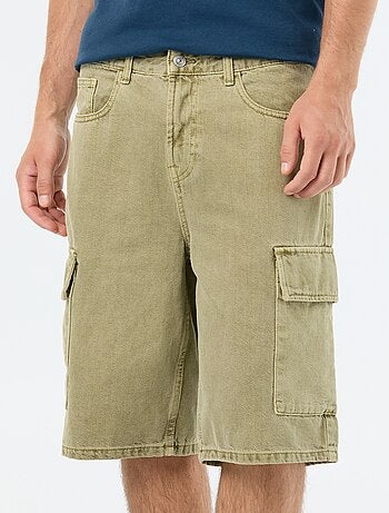 Effen short met meerdere zakken