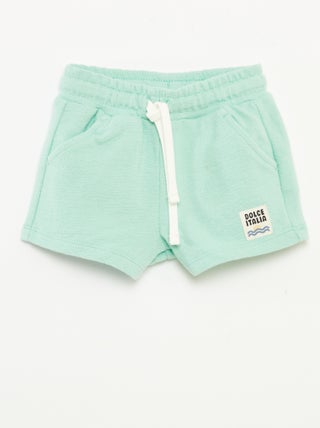 Effen short met zakken