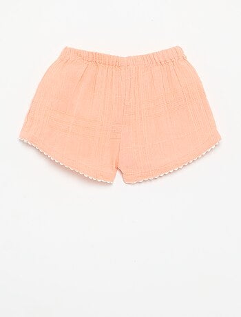 Effen short van dobby