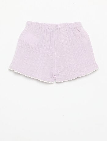 Effen short van dobby