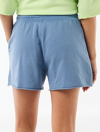 Effen short van French Terry