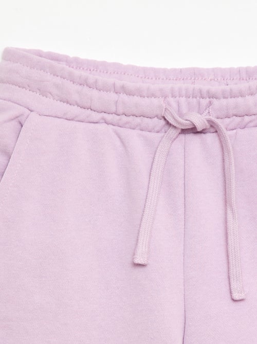 Effen short van french terry - Kiabi