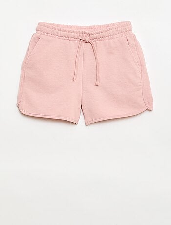 Effen short van french terry