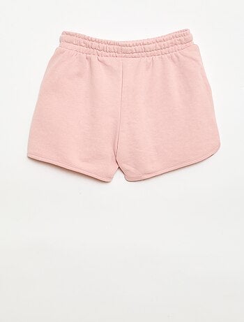 Effen short van french terry