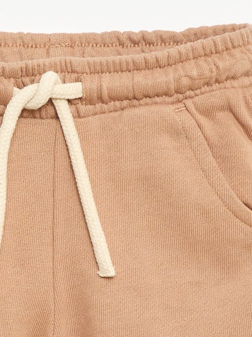 Effen short van lichte molton - Kiabi