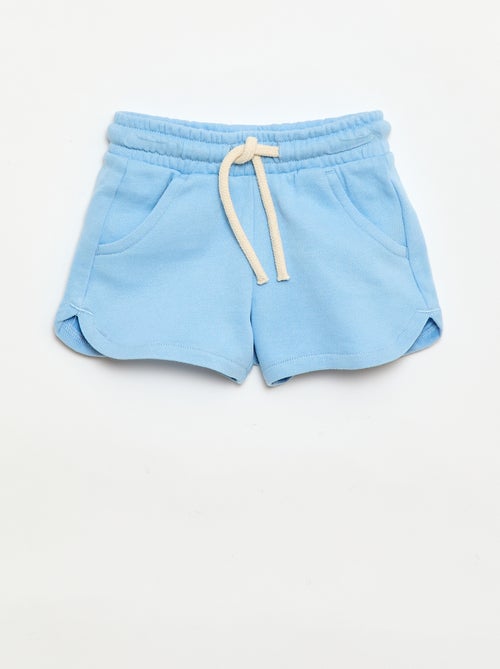 Effen short van lichte molton - Kiabi