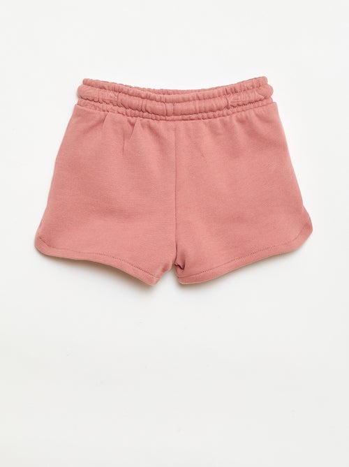 Effen short van lichte molton - Kiabi