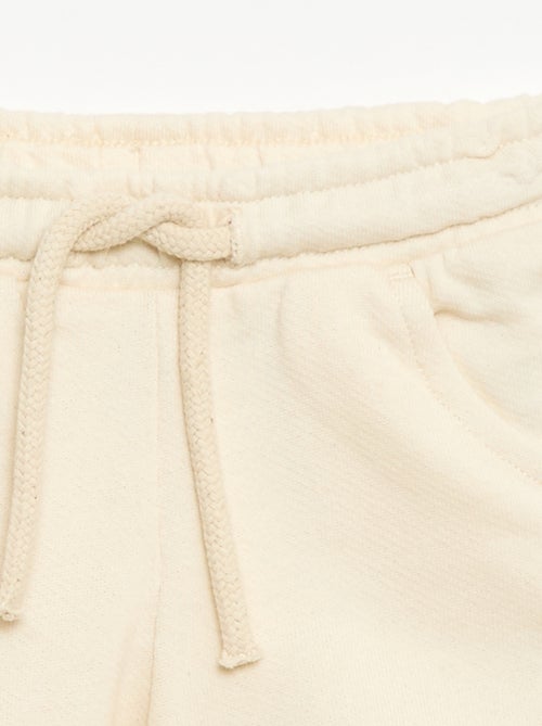 Effen short van lichte molton - Kiabi
