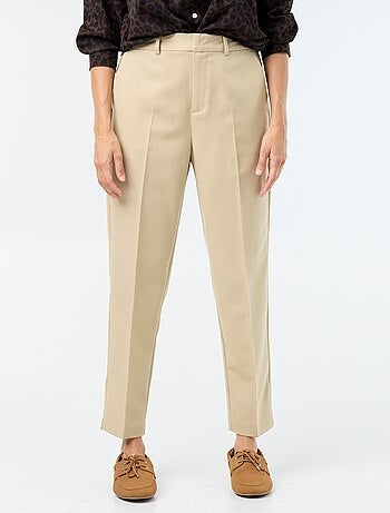 Effen skinny broek met 2 zakken