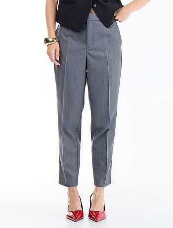 Effen skinny broek met 2 zakken