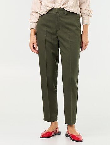 Effen skinny broek met 2 zakken